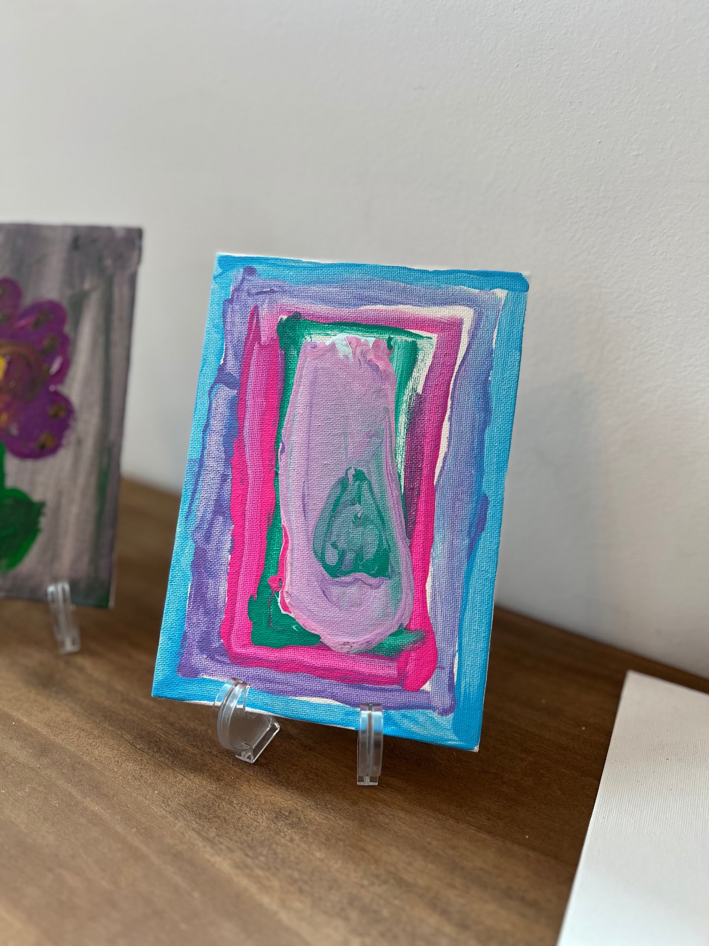Colors by Quinn: Pink and Blue (5x7)